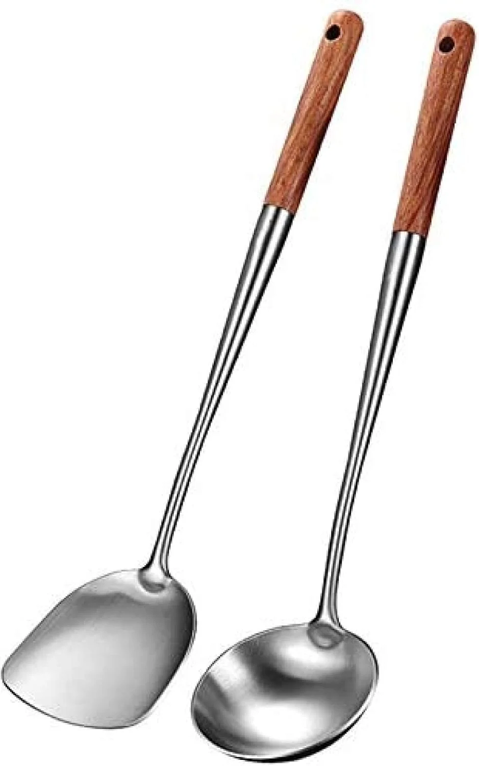 ست ابزار کفگیر و ملاقه وک، کفگیر برای وک، کفگیر وک استیل