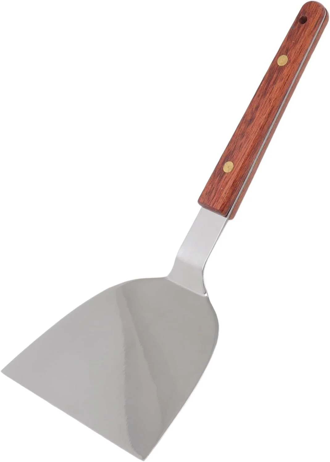 کفگیر استیک برگر XBAILAZ، استیل ضد زنگ، تمیز کردن آسان، لبه مورب، تخت و انعطاف پذیر، مناسب برای استیک هتل (105 میلی متر)