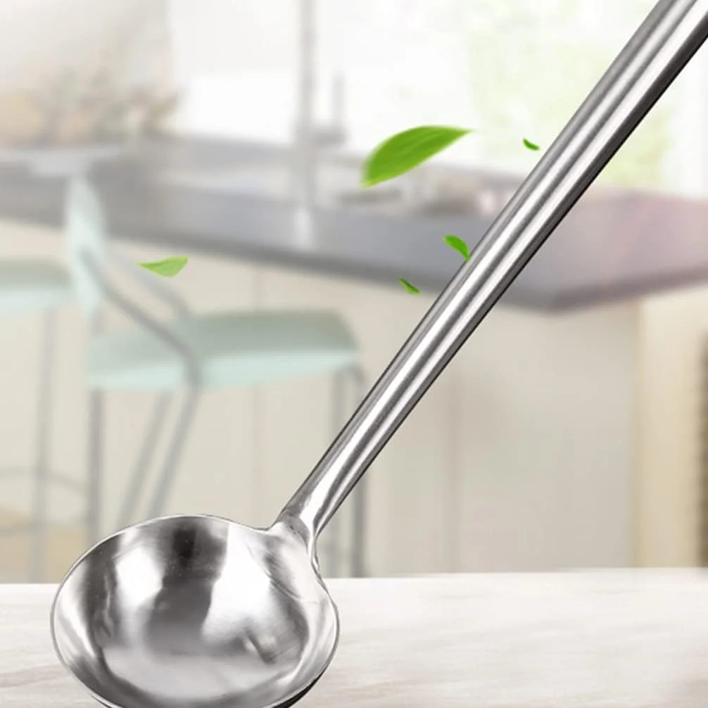 ست کفگیر و ملاقه استیل ضد زنگ YARNOW، 2 عددی، ابزار آشپزی ووک چینی برای استفاده روزمره ست کفگیر و ملاقه استیل ضد زنگ YARNOW، 2 عددی، ابزار آشپزی ووک چینی برای استفاده روزمره