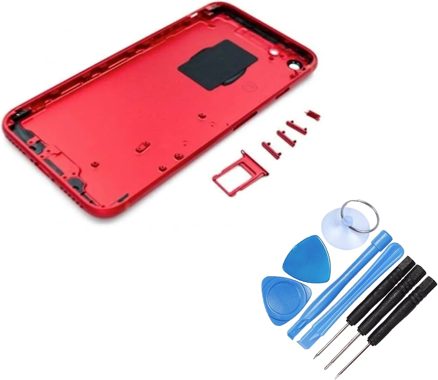 محفظه پشتی شاسی میانی جایگزین برای آیفون 7 قرمز - کامل با ابزار - کیت تعمیر حرفه ای (آیفون 7، قرمز) محفظه پشتی شاسی میانی جایگزین برای آیفون 7 قرمز - کامل با ابزار - کیت تعمیر حرفه ای (آیفون 7، قرمز)