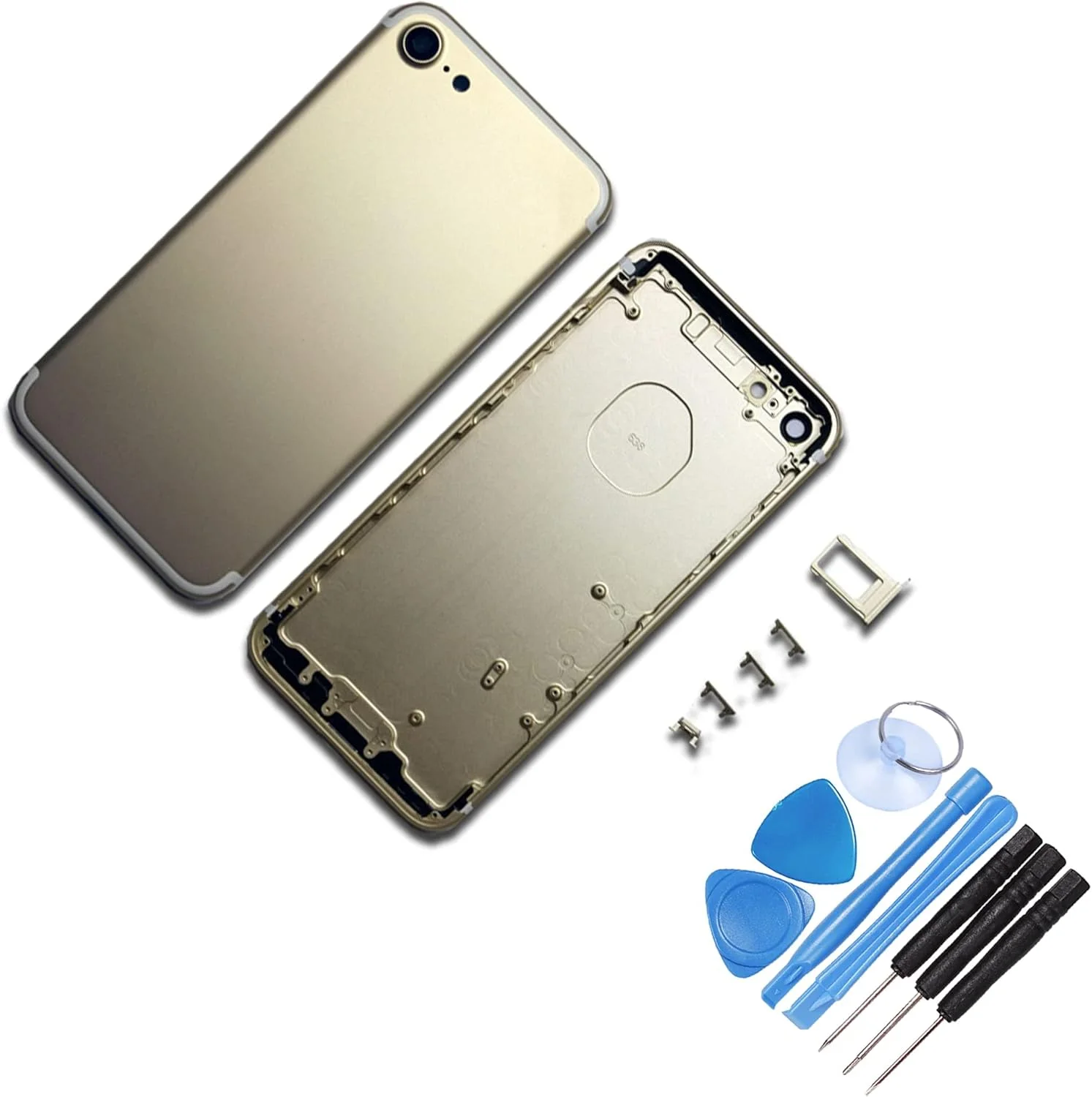 قاب پشتی شاسی میانی جایگزین برای آیفون 7 طلایی - همراه با ابزار - کیت تعمیر حرفه ای (آیفون 7، طلایی) قاب پشتی شاسی میانی جایگزین برای آیفون 7 طلایی - همراه با ابزار - کیت تعمیر حرفه ای (آیفون 7، طلایی)