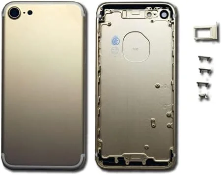 قاب پشتی شاسی میانی جایگزین برای آیفون 7 طلایی - همراه با ابزار - کیت تعمیر حرفه ای (آیفون 7، طلایی)