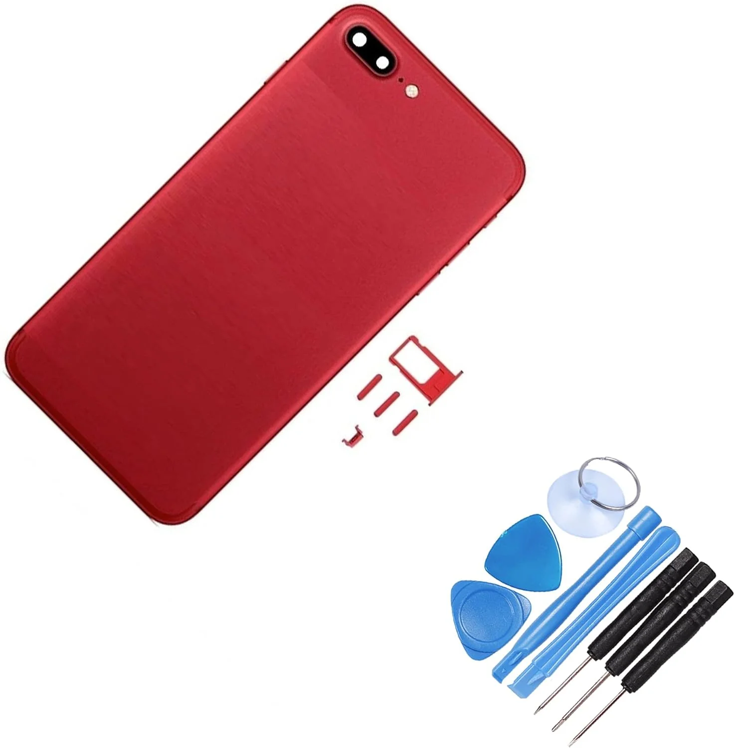محفظه پشتی شاسی میانی جایگزین برای آیفون 7 پلاس - همراه با ابزار - کیت تعمیر حرفه ای (آیفون 7 پلاس، قرمز) محفظه پشتی شاسی میانی جایگزین برای آیفون 7 پلاس - همراه با ابزار - کیت تعمیر حرفه ای (آیفون 7 پلاس، قرمز)