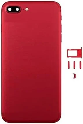 محفظه پشتی شاسی میانی جایگزین برای آیفون 7 پلاس - همراه با ابزار - کیت تعمیر حرفه ای (آیفون 7 پلاس، قرمز)