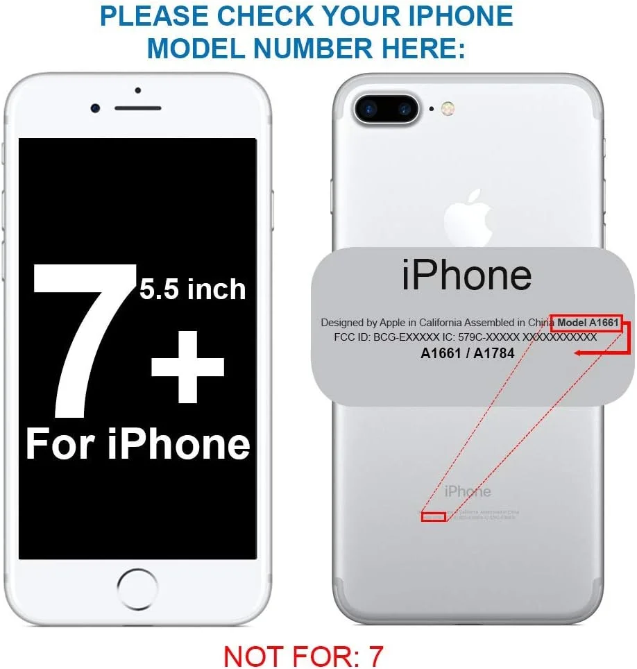 محفظه پشتی شاسی میانی جایگزین THE TECH DOCTOR برای آیفون 7 پلاس رزگلد - همراه با ابزار - کیت تعمیر حرفه ای (آیفون 7 پلاس، صورتی)