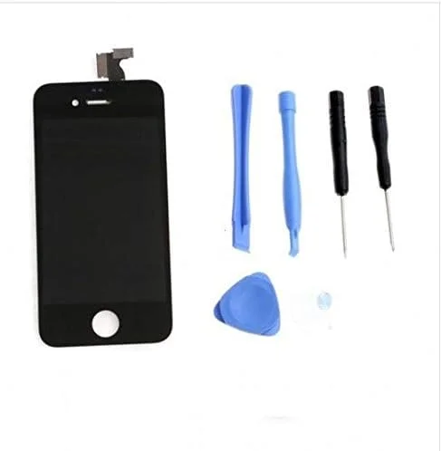 صفحه نمایش LCD لمسی مشکی جایگزین و ابزار باز کردن برای آیفون 4S [PA1296]