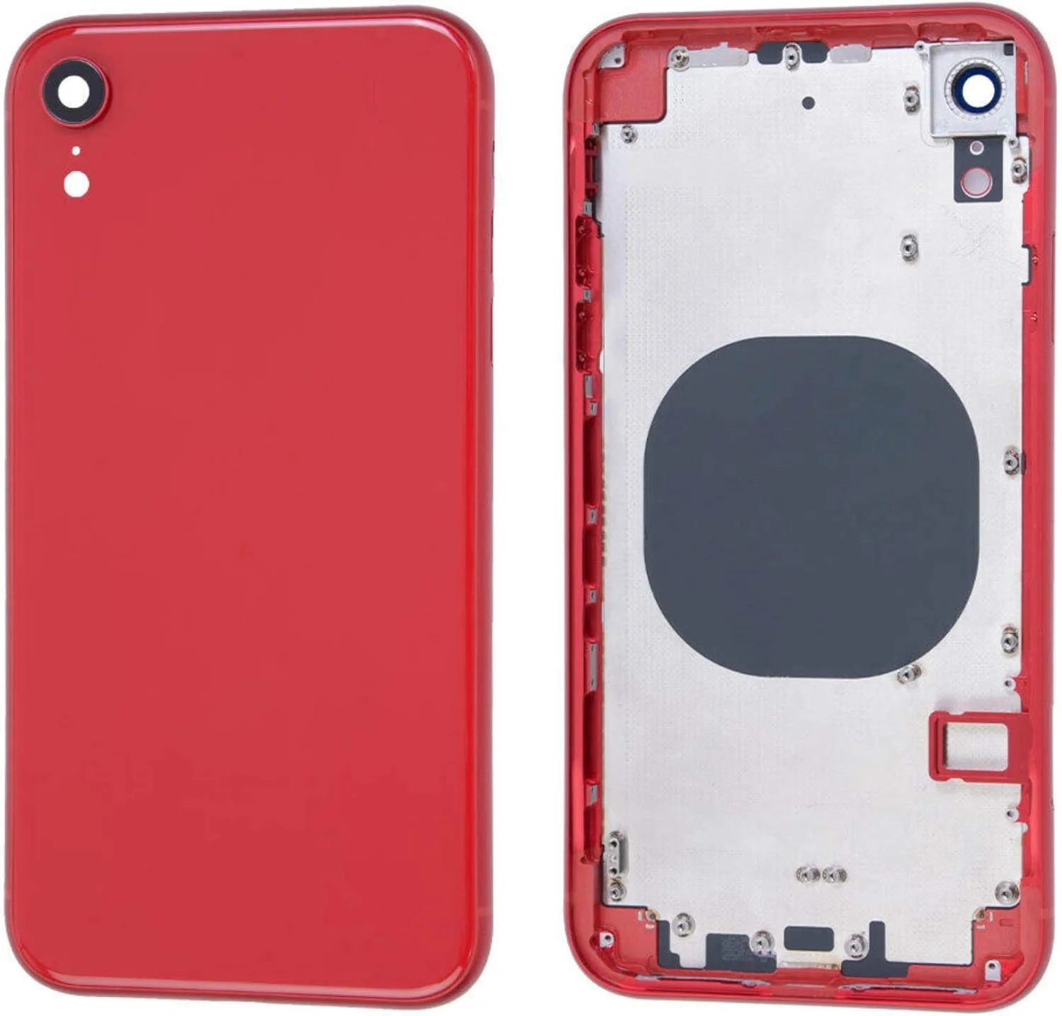 محفظه پشتی شاسی میانی جایگزین برای آیفون XR 6.1 اینچ - به همراه ابزار - کیت تعمیر حرفه ای (قرمز) محفظه پشتی شاسی میانی جایگزین برای آیفون XR 6.1 اینچ - به همراه ابزار - کیت تعمیر حرفه ای (قرمز)