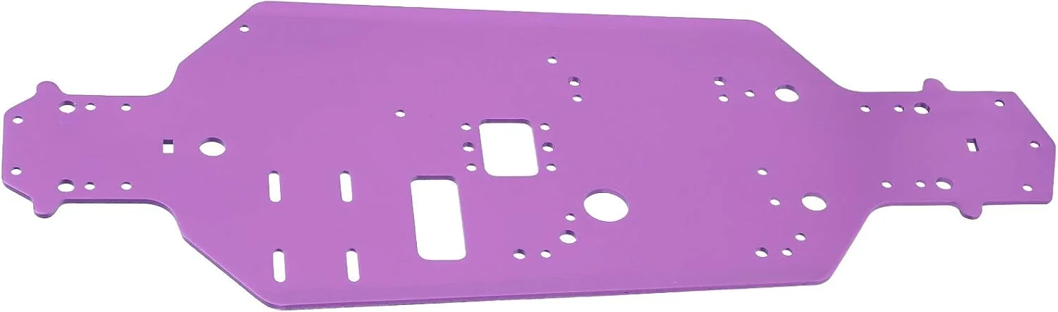 شاسی ماشین کنترلی، جایگزین مناسب شاسی با شاسی ماشین کنترلی برای دانش آموز، مناسب فضای باز، برای ماشین کنترلی 1/10، لوازم جانبی ماشین کنترلی (بنفش)