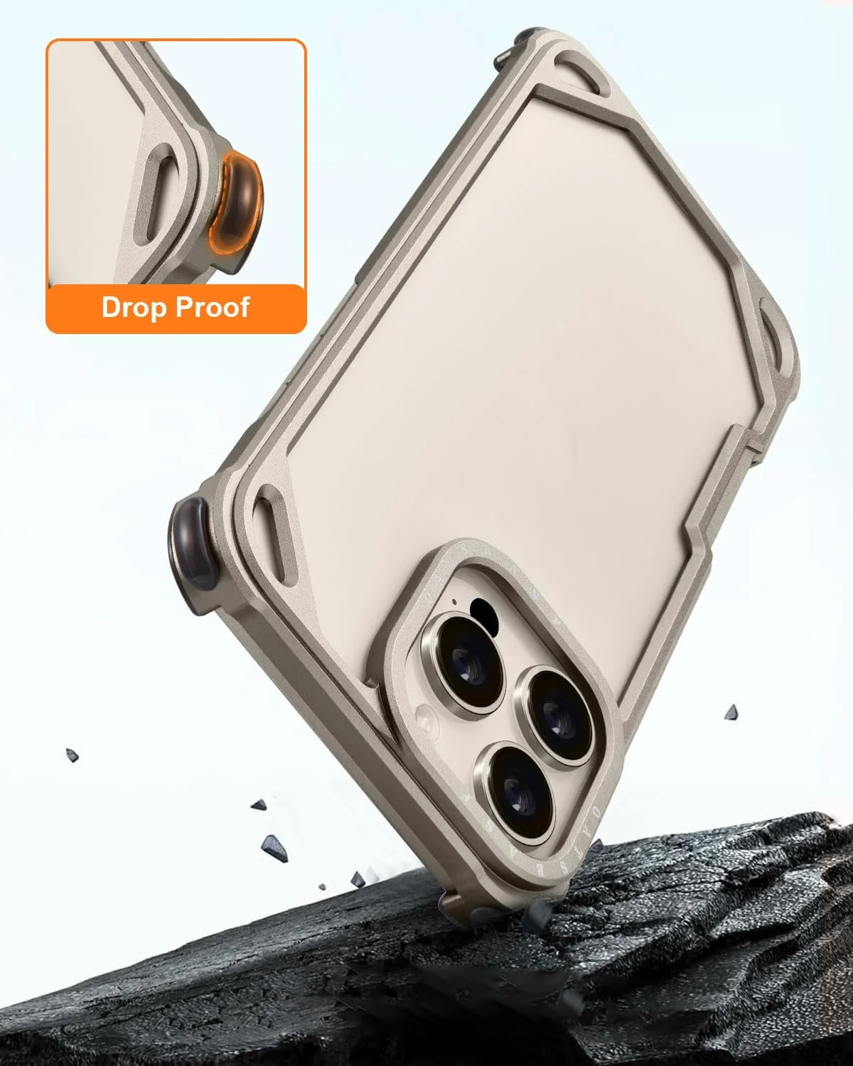 محافظ فلزی دور گوشی آیفون 16 پرو 6.3 اینچی، فریم آلومینیومی باریک، طراحی بدون پشت، سازگار با MagSafe، محافظت ضد ضربه 4 گوشه، قاب گوشی مینیمالیستی بدون فریم، تیتانیوم طبیعی محافظ فلزی دور گوشی آیفون 16 پرو 6.3 اینچی، فریم آلومینیومی باریک، طراحی بدون پشت، سازگار با MagSafe، محافظت ضد ضربه 4 گوشه، قاب گوشی مینیمالیستی بدون فریم، تیتانیوم طبیعی