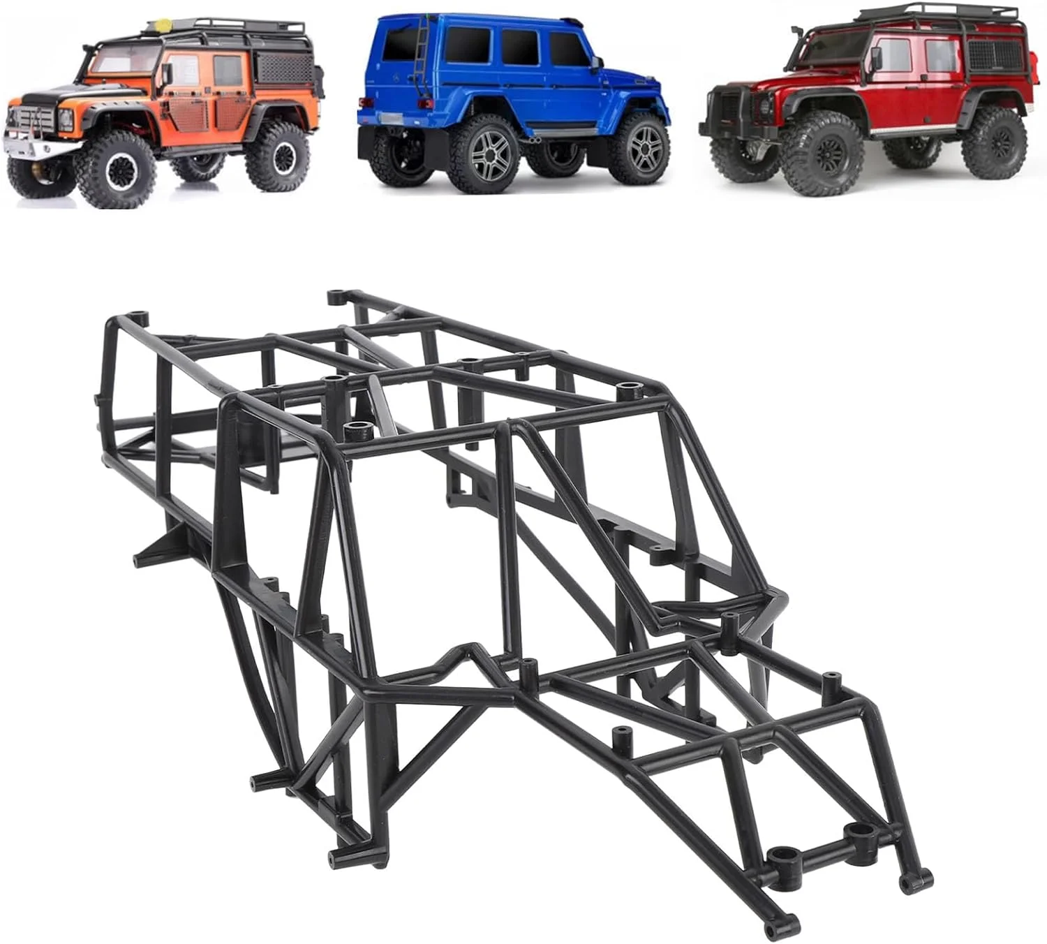 شاسی ماشین کنترلی RiToEasysports، شاسی قفس غلتگیر پلاستیکی قطعات جایگزین بدنه کامل لوله ای برای 124006-3018 شاسی ماشین کنترلی RiToEasysports، شاسی قفس غلتگیر پلاستیکی قطعات جایگزین بدنه کامل لوله ای برای 124006-3018