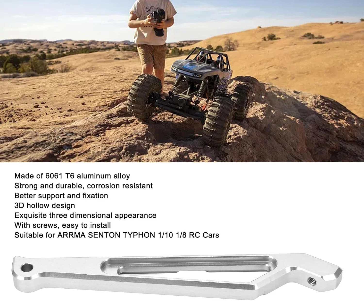 نگهدارنده شاسی عقب آرسی Haofy، جایگزینی نگهدارنده شاسی عقب آرسی، طراحی سه بعدی توخالی با پرداخت دقیق، نصب آسان، سختی بالا برای ماشین (نقره ای) نگهدارنده شاسی عقب آرسی Haofy، جایگزینی نگهدارنده شاسی عقب آرسی، طراحی سه بعدی توخالی با پرداخت دقیق، نصب آسان، سختی بالا برای ماشین (نقره ای)