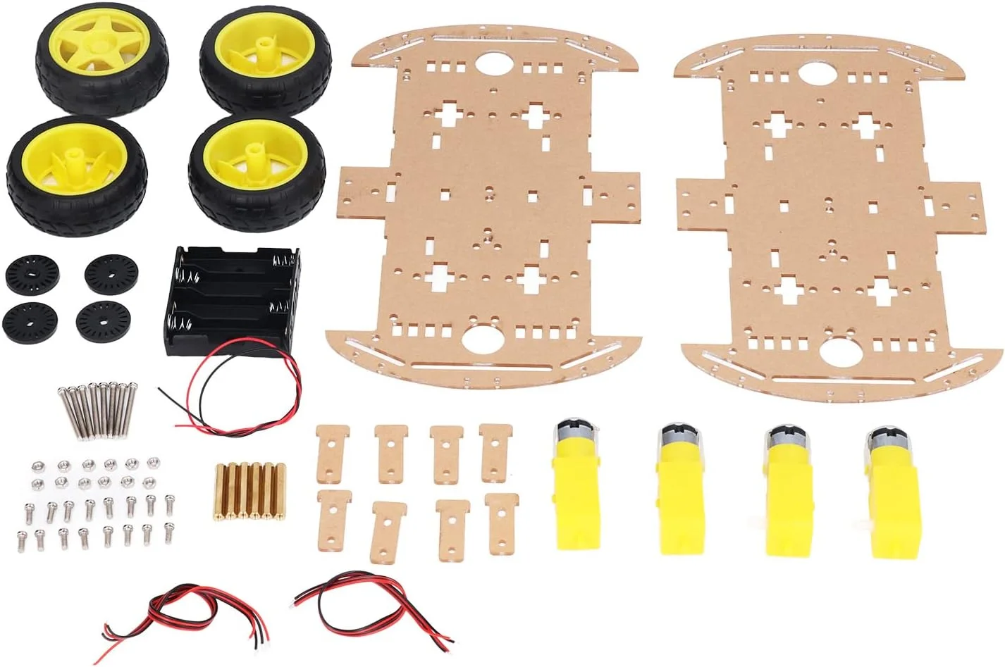 شاسی خودرو HGFUUYT، کیت پایه ماشین های DIY ساختار دو لایه برای جایگزینی