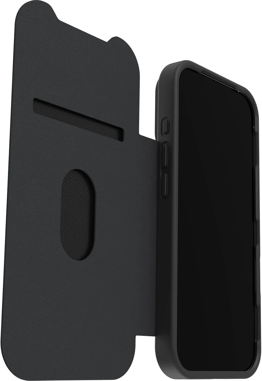 کیف محافظ تاشو OtterBox React Series MagSafe برای آیفون 17 پرو، ضد ضربه، مقاوم در برابر سقوط، کیف محافظ تاشو با جای کارت، تست شده مطابق با استاندارد نظامی، شفاف/مشکی کیف محافظ تاشو OtterBox React Series MagSafe برای آیفون 17 پرو، ضد ضربه، مقاوم در برابر سقوط، کیف محافظ تاشو با جای کارت، تست شده مطابق با استاندارد نظامی، شفاف/مشکی