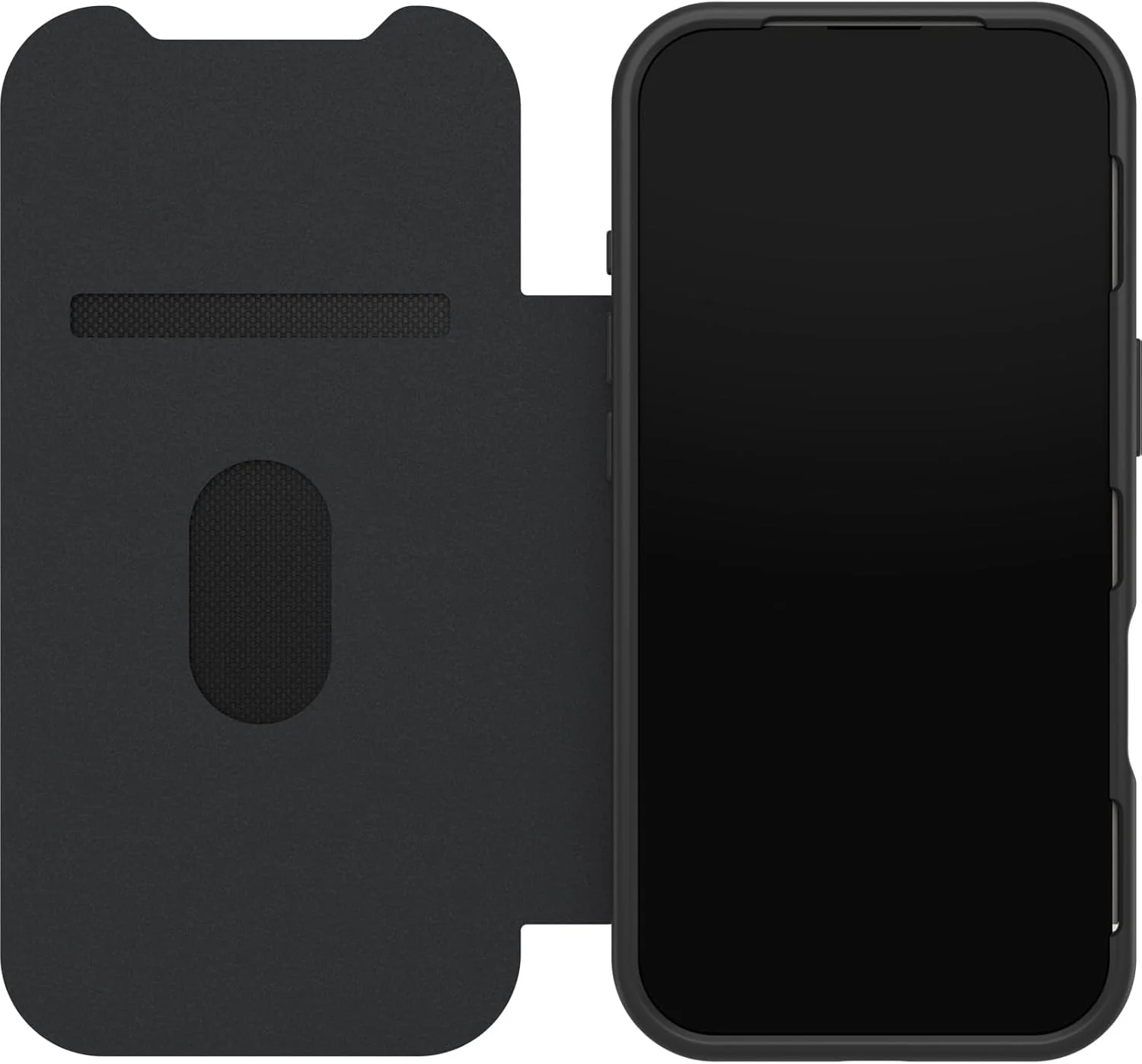 کیف محافظ تاشو OtterBox React Series MagSafe برای آیفون 17 پرو، ضد ضربه، مقاوم در برابر سقوط، کیف محافظ تاشو با جای کارت، تست شده مطابق با استاندارد نظامی، شفاف/مشکی کیف محافظ تاشو OtterBox React Series MagSafe برای آیفون 17 پرو، ضد ضربه، مقاوم در برابر سقوط، کیف محافظ تاشو با جای کارت، تست شده مطابق با استاندارد نظامی، شفاف/مشکی