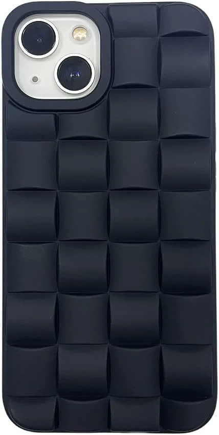 قاب گوشی سازگار با آیفون 12/آیفون 12 پرو 6.1 اینچ، طراحی شبکه سه بعدی باریک و سبک، پوشش سیلیکونی نرم گوشی، ضد ضربه، محافظ گوشه ها برای بانوان و دختران - مشکی قاب گوشی سازگار با آیفون 12/آیفون 12 پرو 6.1 اینچ، طراحی شبکه سه بعدی باریک و سبک، پوشش سیلیکونی نرم گوشی، ضد ضربه، محافظ گوشه ها برای بانوان و دختران - مشکی