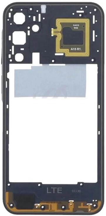 درب میانی شاسی مرکزی گوشی سامسونگ گلکسی A15 4G، قطعات تعویضی تعمیر - مشکی