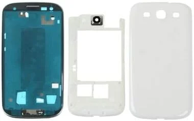 شاسی کامل بدنه گوشی برای گلکسی SIII / i9300 (سفید) (رنگ: سفید)