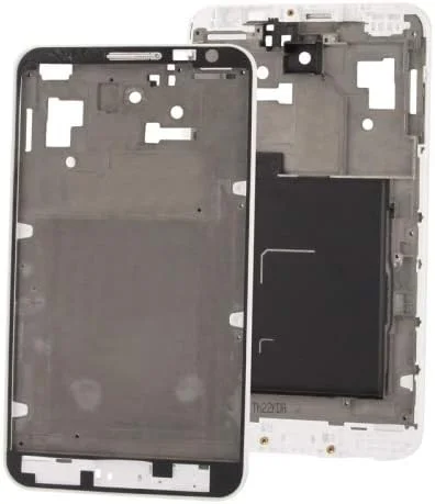 قطعات تعمیر 2 در 1 برای گلکسی نوت / i9220 (برد میانی LCD جدید + شاسی جلویی) (سفید)