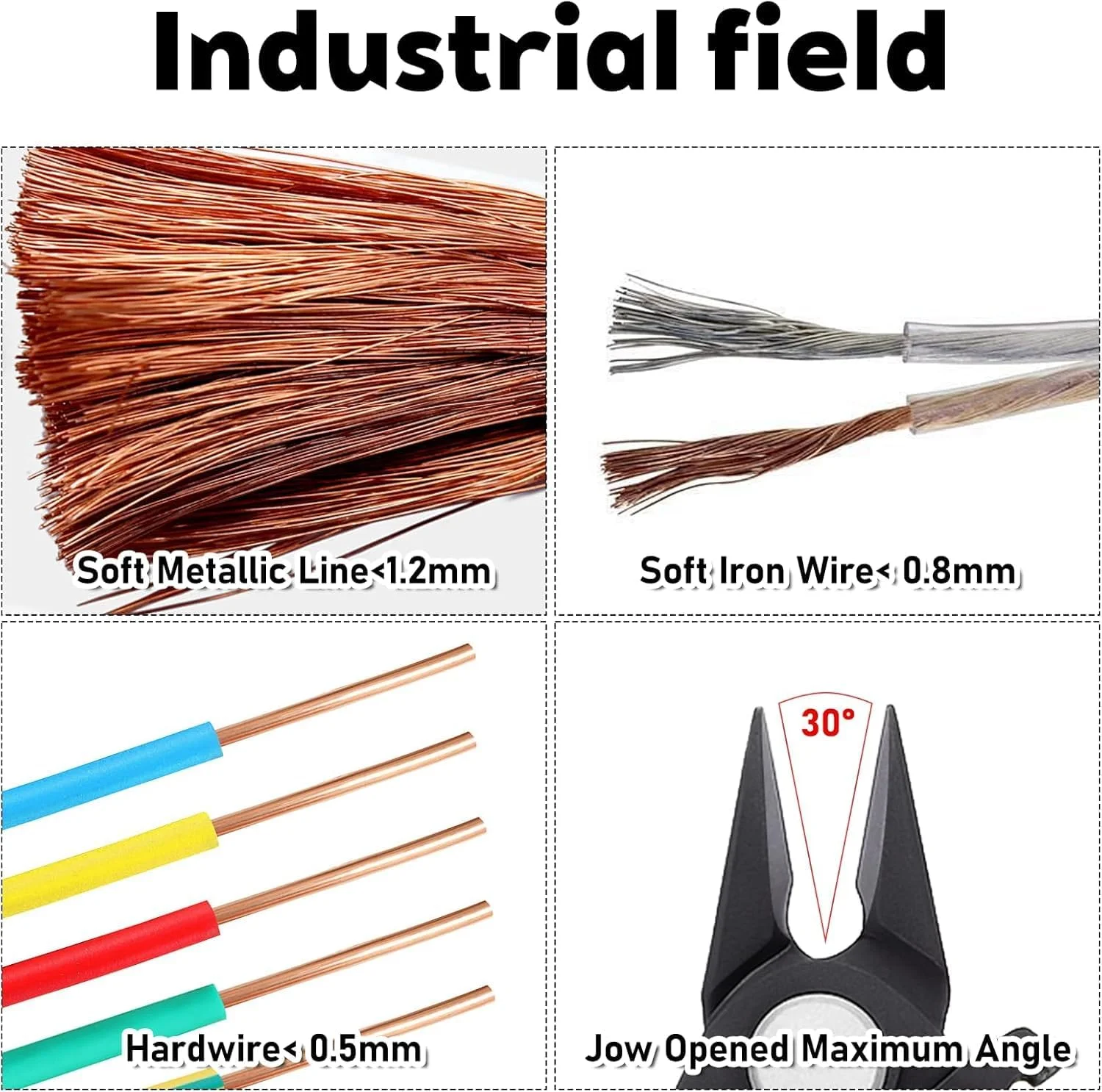 مینی سیم چین، سیم چین دقیق فنری با قفل، انبرهای برش همسطح بادوام و سبک وزن برای الکترونیک، جواهرات، مدل های پلاستیکی، مشکی، 3.5 اینچ مینی سیم چین، سیم چین دقیق فنری با قفل، انبرهای برش همسطح بادوام و سبک وزن برای الکترونیک، جواهرات، مدل های پلاستیکی، مشکی، 3.5 اینچ