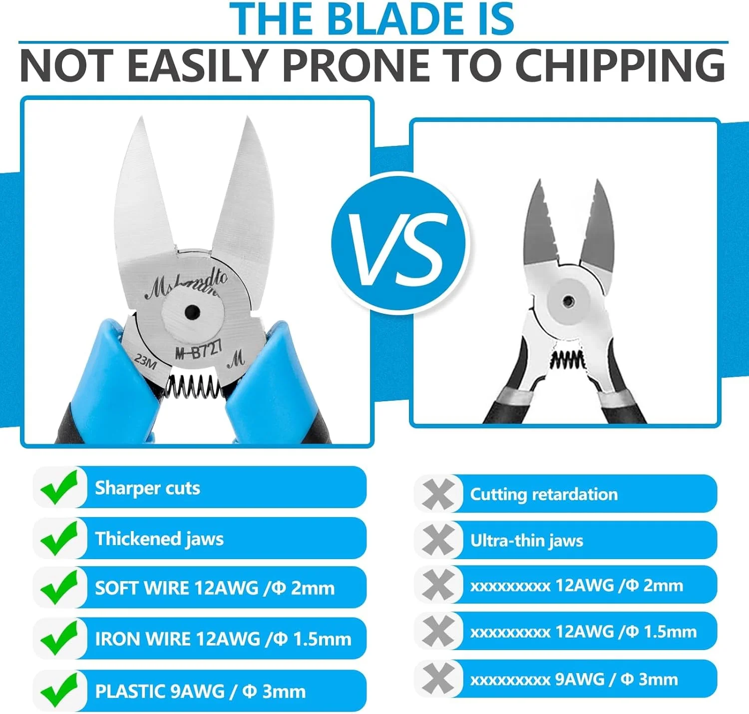 سیم چین KASTWAVE، سیم چین فلاش 7 اینچی برای ساخت جواهرات، سیم چین های جانبی فوق العاده تیز، سیم چین های مورب CR-V برای کاردستی، انبر فلاش برای سیم مسی نرم، گل آرایی، برد مدار سیم چین KASTWAVE، سیم چین فلاش 7 اینچی برای ساخت جواهرات، سیم چین های جانبی فوق العاده تیز، سیم چین های مورب CR-V برای کاردستی، انبر فلاش برای سیم مسی نرم، گل آرایی، برد مدار
