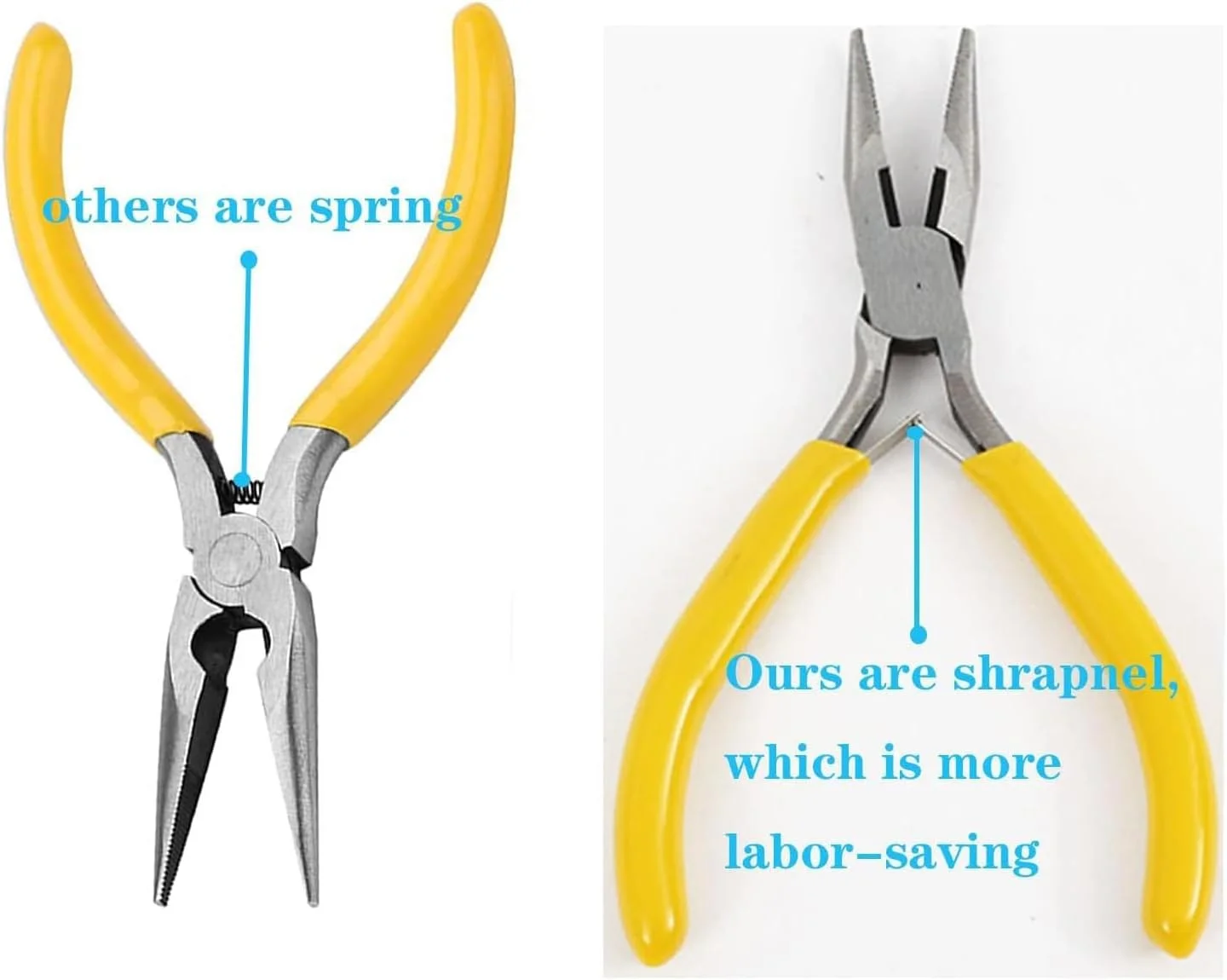 ست انبر جواهرسازی KASTWAVE - دم باریک 5 اینچی، سیم چین، مناسب برای صنایع دستی، مینی، انبرهای مورب برای تعمیر و ساخت جواهرات (8 تکه) ست انبر جواهرسازی KASTWAVE - دم باریک 5 اینچی، سیم چین، مناسب برای صنایع دستی، مینی، انبرهای مورب برای تعمیر و ساخت جواهرات (8 تکه)