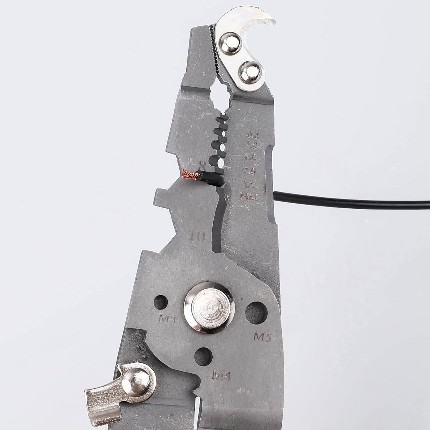 ابزار سیم لخت کن تاشو 18 در 1 KASTWAVE - انبر چند منظوره حرفه ای (سیم لخت کن، برش، پرس) | طراحی تاشو، جمع و جور و قابل حمل | ایده آل برای برقکاران، تعمیرات منزل ابزار سیم لخت کن تاشو 18 در 1 KASTWAVE - انبر چند منظوره حرفه ای (سیم لخت کن، برش، پرس) | طراحی تاشو، جمع و جور و قابل حمل | ایده آل برای برقکاران، تعمیرات منزل