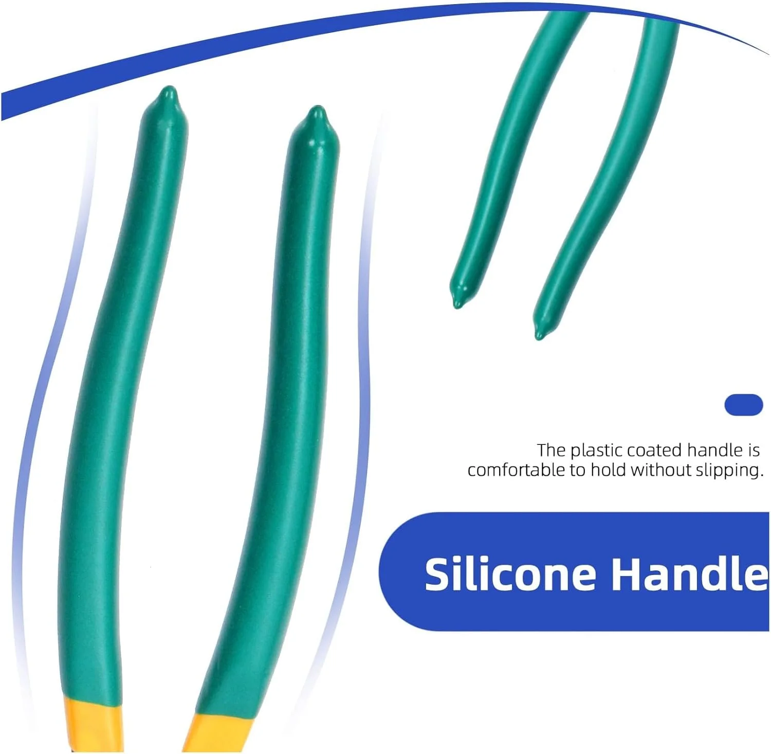 سیم چین کابل 6 اینچی KASTWAVE برای کابل های آلومینیومی، مسی و مخابراتی، سیم چین های فولادی ضد زنگ تیز، 2 عددی