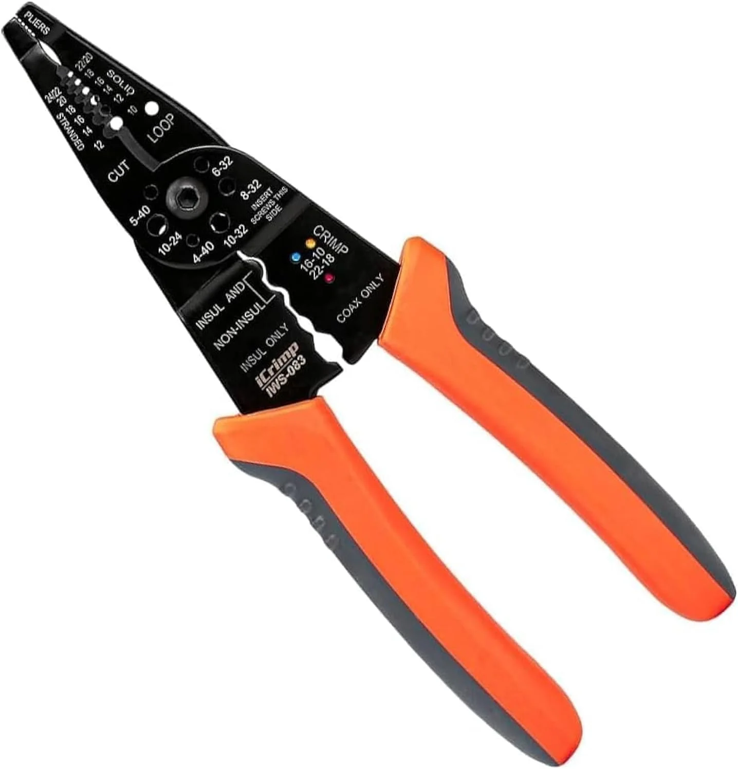 انبر سیم لخت کن، پرس و قطع کن 5 در 1 KASTWAVE - ابزار تعمیرات خانگی جمع و جور انبر سیم لخت کن، پرس و قطع کن 5 در 1 KASTWAVE - ابزار تعمیرات خانگی جمع و جور