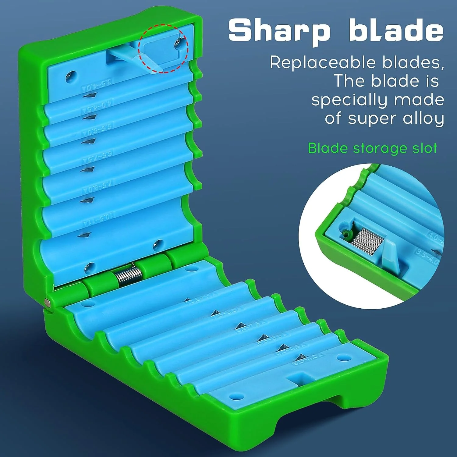 ابزار برش کابل فیبر نوری میانی KASTWAVE، کابل لخت کن 3.5-11 میلی متر، تیغه قابل تعویض با 12 تیغه یدکی، برش لوله شل و لوله بافر (A-3511)