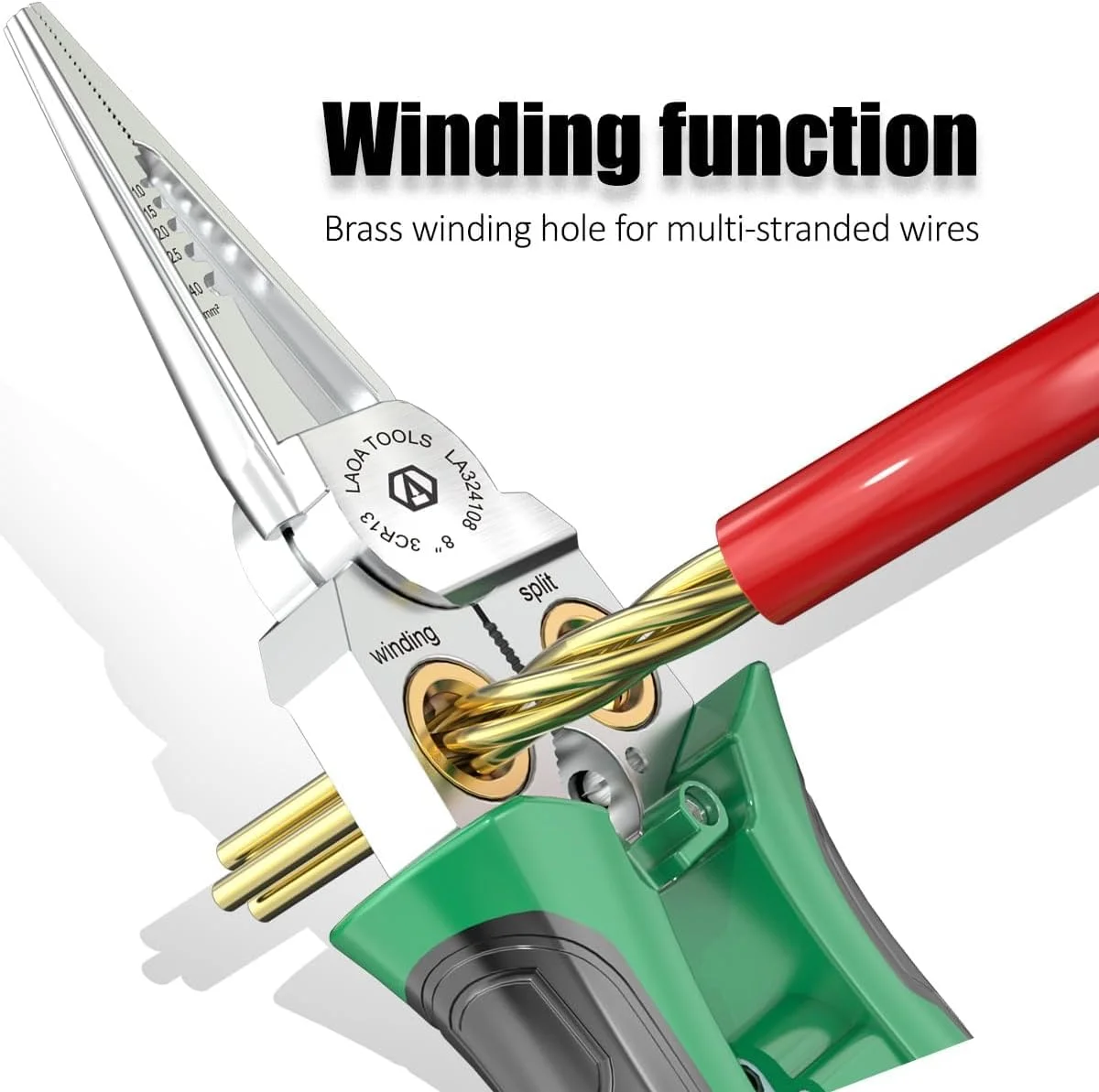 سیم لخت کن 7 در 1 برای برش و کشیدن سیم، سیم لخت کن چند منظوره، قیچی کابل برای خراشیدن و پرس کردن سیم سیم لخت کن 7 در 1 برای برش و کشیدن سیم، سیم لخت کن چند منظوره، قیچی کابل برای خراشیدن و پرس کردن سیم