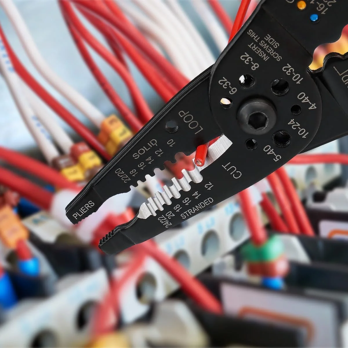 انبر سیم لخت کن، پرس و قطع کن 5 در 1 KASTWAVE - ابزار تعمیرات خانگی جمع و جور