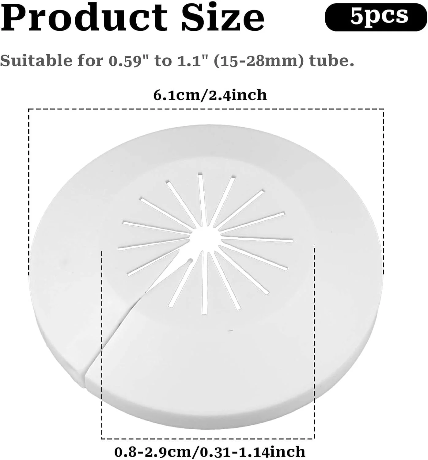 پوشش لوله تزئینی 5 عددی، روکش لوله، روکش لوله آب، روکش خط تخلیه لوله آب، صفحه محافظ رادیاتور، پلاستیک PP سفید، روکش لوله توالت پوشش لوله تزئینی 5 عددی، روکش لوله، روکش لوله آب، روکش خط تخلیه لوله آب، صفحه محافظ رادیاتور، پلاستیک PP سفید، روکش لوله توالت