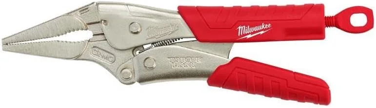 انبر قفلی میلواکی 48-22-3409، نوک بلند، 23 سانتی متر انبر قفلی میلواکی 48-22-3409، نوک بلند، 23 سانتی متر