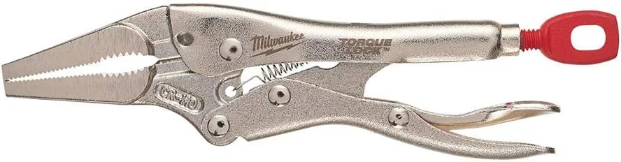 انبر قفلی دم باریک 4 اینچی میلواکی مدل 48 22 3504 - نقره ای انبر قفلی دم باریک 4 اینچی میلواکی مدل 48 22 3504 - نقره ای