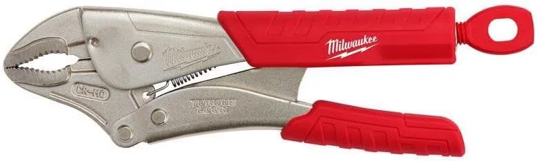 انبر قفلی 10 اینچی فک منحنی میلواکی مدل 48-22-3410 انبر قفلی 10 اینچی فک منحنی میلواکی مدل 48-22-3410