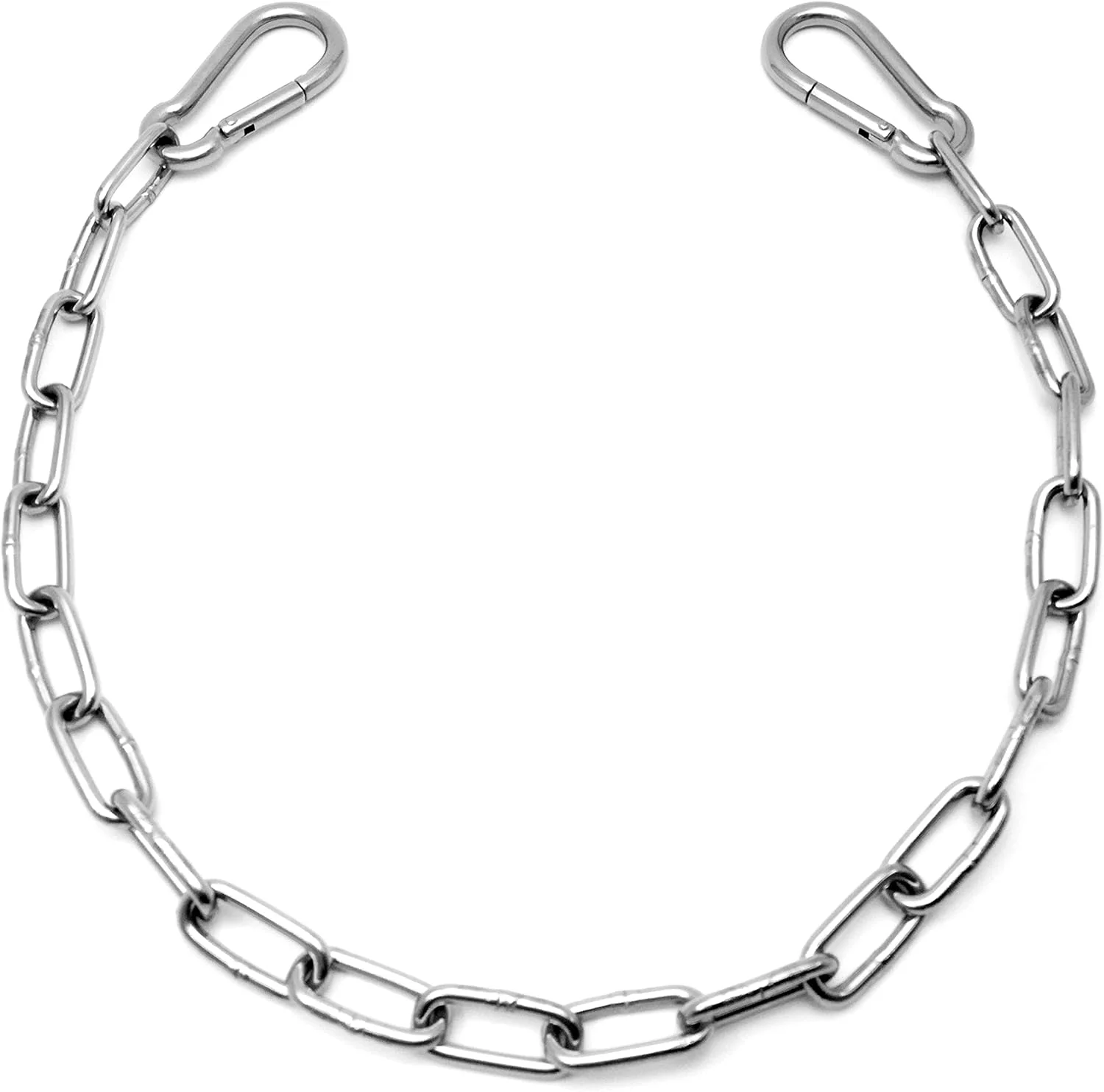 قفل زنجیری درب استیل فروشگاه خانواده ویل با کارابین M6x60mm