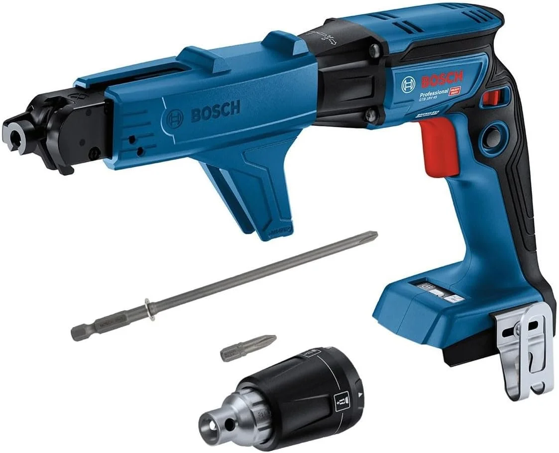 دریل پیچ گوشتی بوش پروفشنال GTB 18V-45 18v شارژی بدون برس مخصوص کناف (بدون باتری) دریل پیچ گوشتی بوش پروفشنال GTB 18V-45 18v شارژی بدون برس مخصوص کناف (بدون باتری)