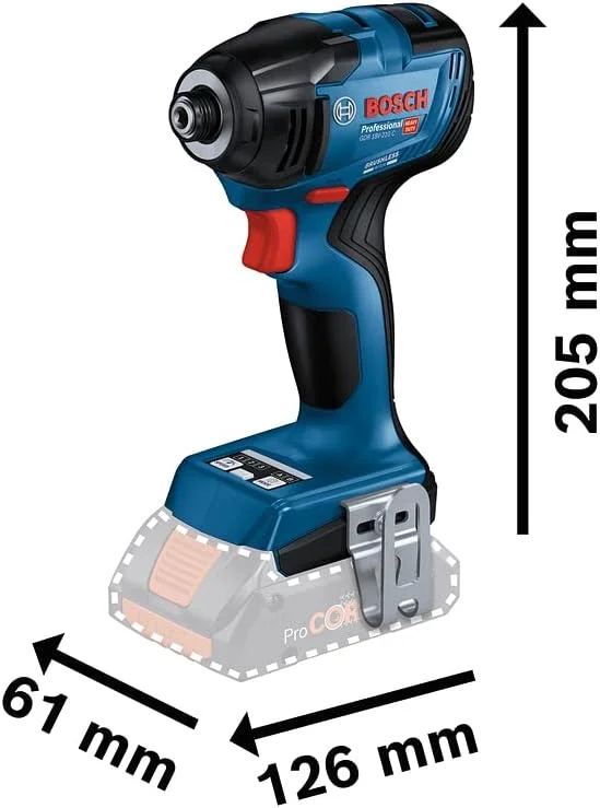 دریل پیچ گوشتی ضربه ای شارژی بوش مدل GDR 18V-210 C (گشتاور سفت کردن: 210 نیوتن متر، گشتاور باز کردن 370 نیوتن متر، بدون باتری و شارژر، در کارتن) دریل پیچ گوشتی ضربه ای شارژی بوش مدل GDR 18V-210 C (گشتاور سفت کردن: 210 نیوتن متر، گشتاور باز کردن 370 نیوتن متر، بدون باتری و شارژر، در کارتن)