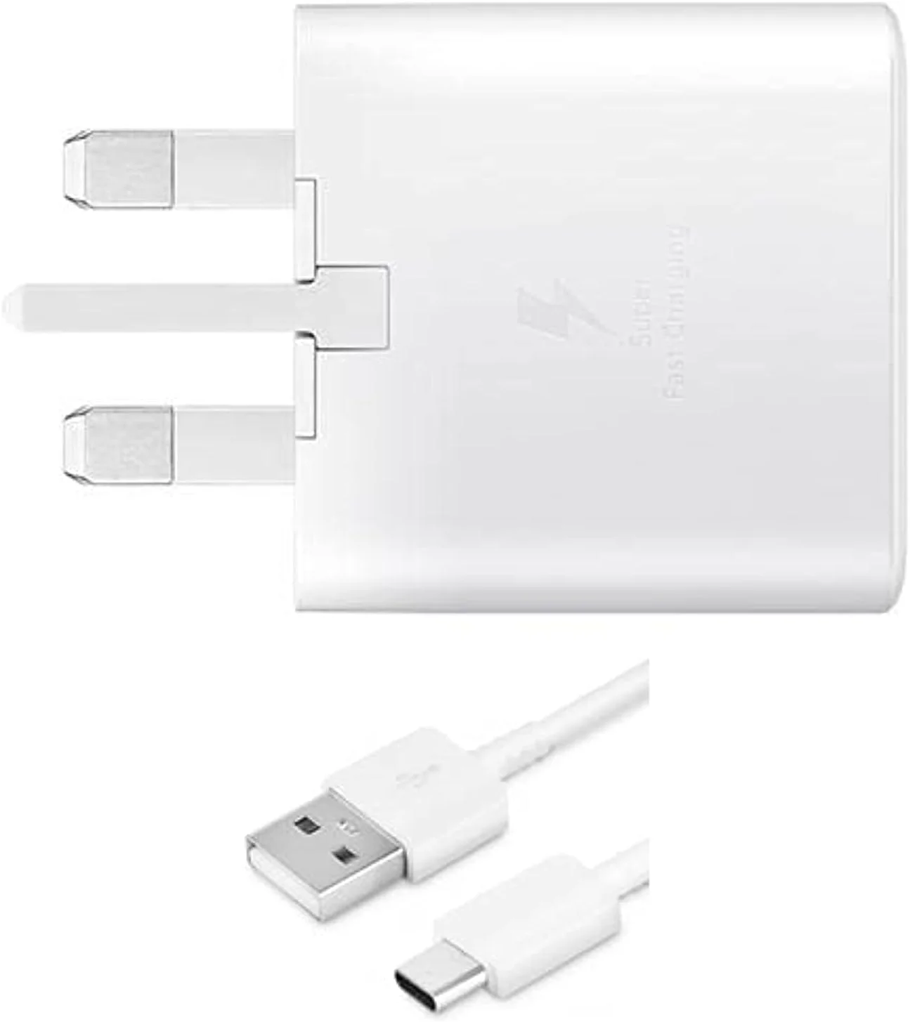 آداپتور مسافرتی 15 واتی سامسونگ با کابل USB A به USB C مدل EP TA200 سفید