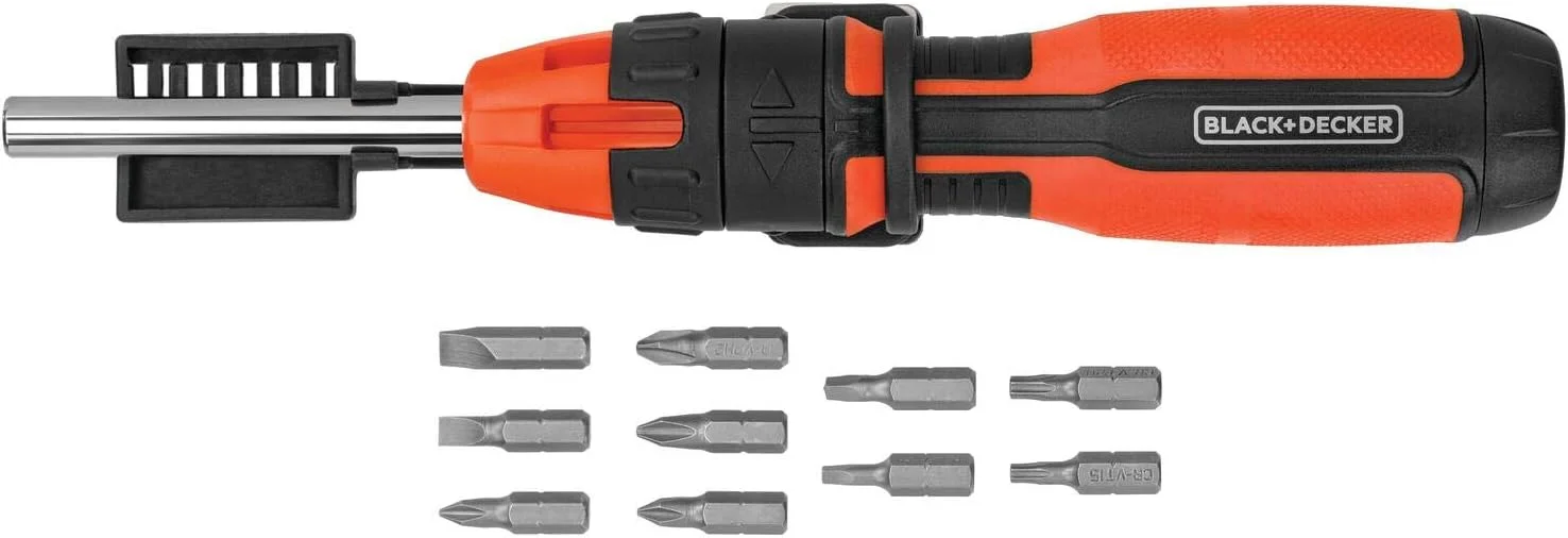 پیچ گوشتی جغجغه ای بلک اند دکر، 10 سری (BDHT68000) پیچ گوشتی جغجغه ای بلک اند دکر، 10 سری (BDHT68000)