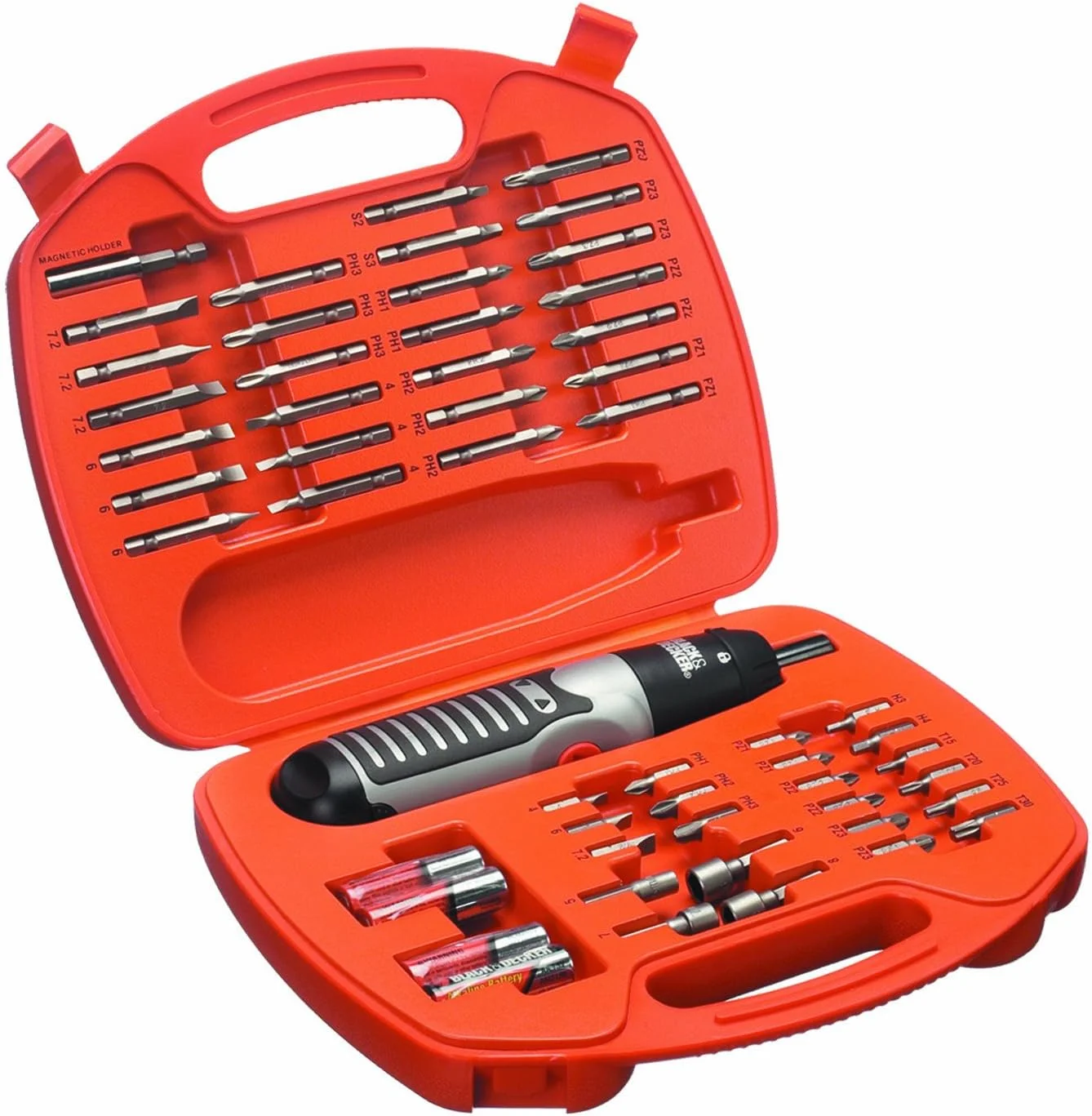 پیچ گوشتی برقی بلک اند دکر به همراه 54 سری پیچ گوشتی پیچ گوشتی برقی بلک اند دکر به همراه 54 سری پیچ گوشتی