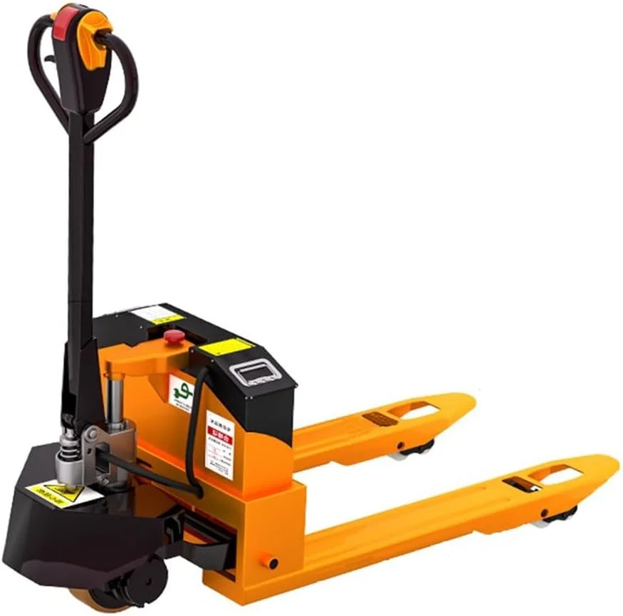 چرخ دستی پالت برقی، جک پالت برقی با ظرفیت 2000 کیلوگرم، لیفتراک برقی با دسته چند منظوره، چرخ دستی سنگین روی چرخ (55 سانتی متر)