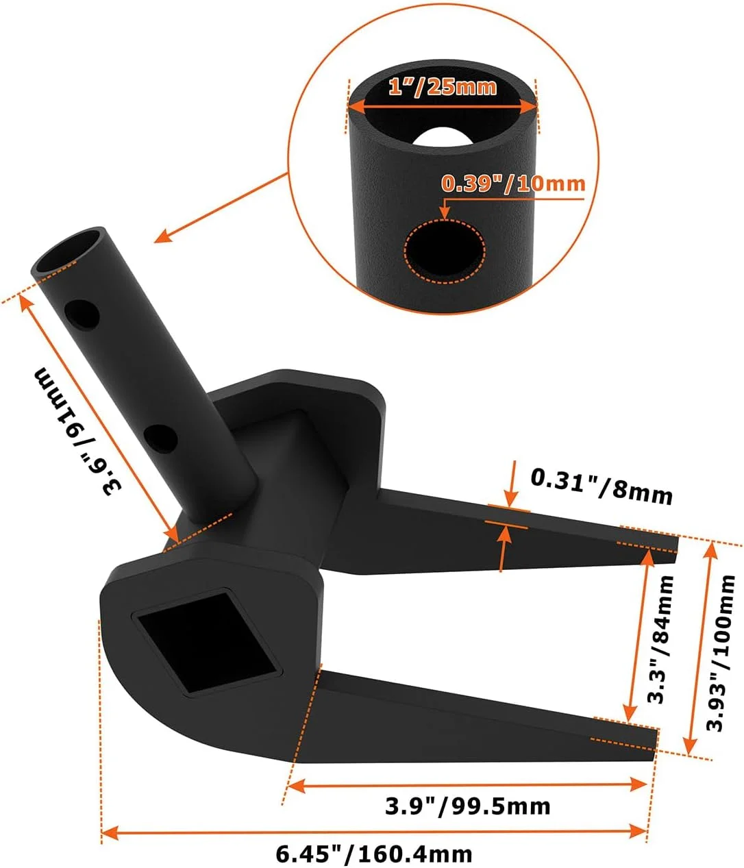 ابزار تخریب پالت VANROUG، اهرم تخریب پالت، ابزار سنگین صنعتی برای برداشتن تخته عرشه، اهرم تخریب بدون دسته، شکن صنعتی برای برداشتن یا تخریب چوب
