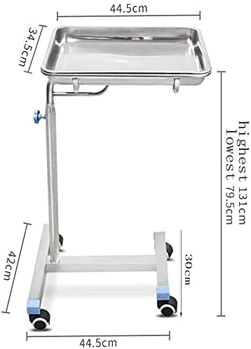ترولی پالت پزشکی استیل ضد زنگ 304 ضخیم شده، ترولی پالت بیمارستانی، ترولی ابزار اتاق عمل ترولی پالت پزشکی استیل ضد زنگ 304 ضخیم شده، ترولی پالت بیمارستانی، ترولی ابزار اتاق عمل