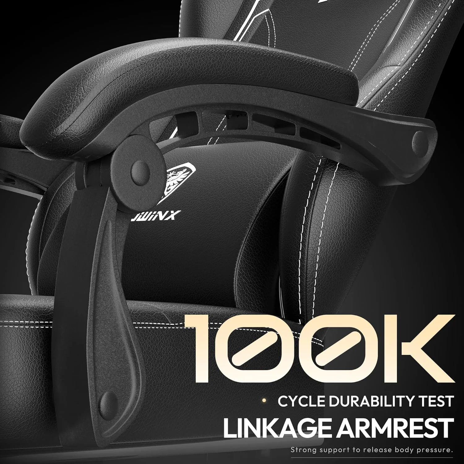 صندلی گیمینگ داوینکس با کوسن فنری پاکتی، صندلی بازی ارگونومیک با پشتیبانی کمری ماساژور و زیرپایی برای بزرگسالان، صندلی کامپیوتر چرمی پشتی بلند برای بازی و کار اداری، 300 پوند، مشکی صندلی گیمینگ داوینکس با کوسن فنری پاکتی، صندلی بازی ارگونومیک با پشتیبانی کمری ماساژور و زیرپایی برای بزرگسالان، صندلی کامپیوتر چرمی پشتی بلند برای بازی و کار اداری، 300 پوند، مشکی