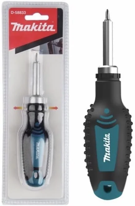 دسته بکس جغجغه ای ماکیتا مدل D-58833 با قابلیت تعویض سری و آهنربایی [واردات موازی]