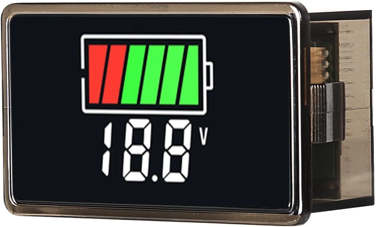 تستر دیجیتال باتری، مانیتور ظرفیت DC 8-100V، آشکارساز ولتاژ و شارژ باقیمانده برای لیتیوم، بررسی کننده عمر باتری خانگی، آشکارساز ظرفیت باتری، باتری های اسیدی و لیتیوم یونی