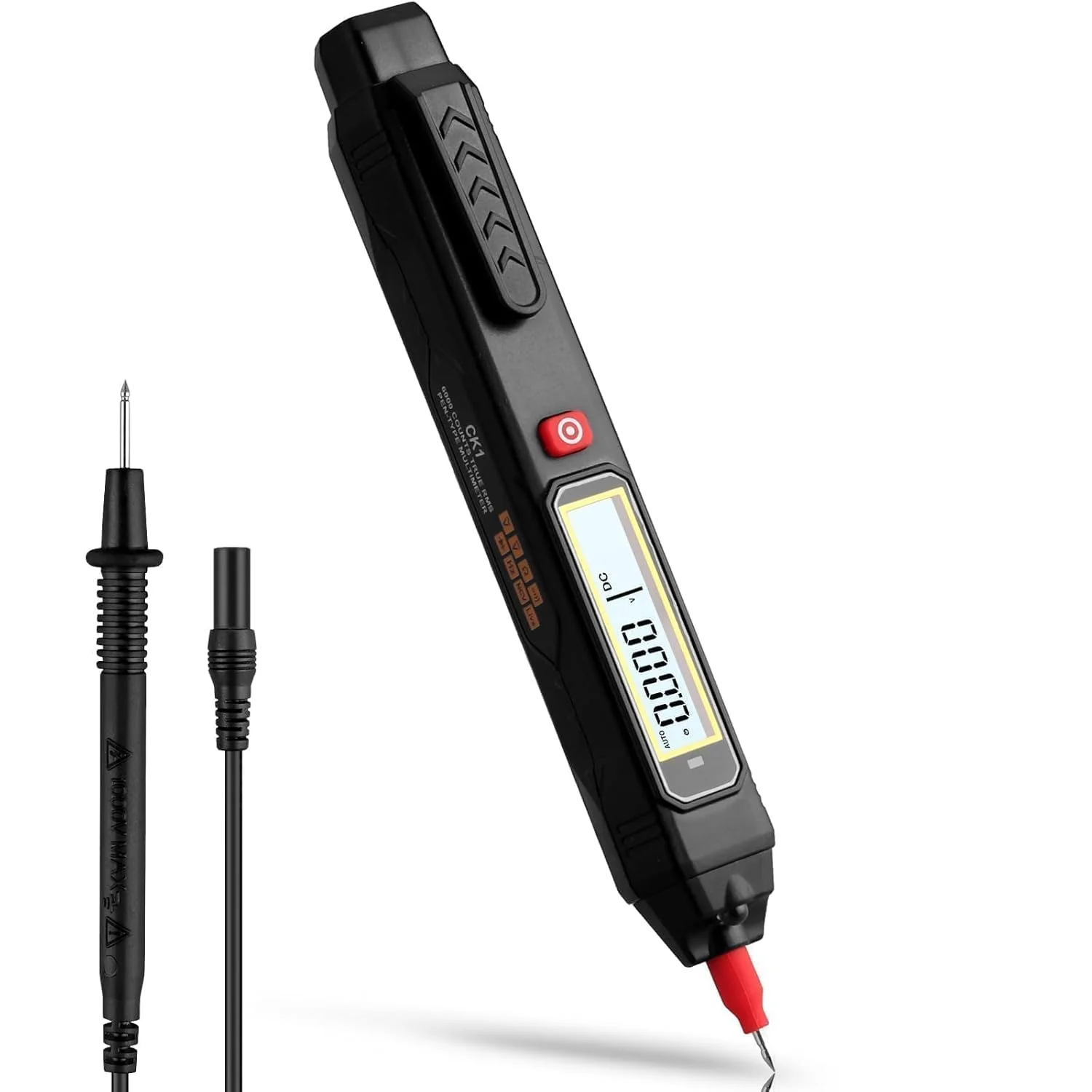 مولتی متر تستر ولتاژ AC/DC، 6000 شمارنده نوع قلمی، تستر ولت متر برقی غیر تماسی برای ولتاژ AC/DC، سیم زنده، مقاومت، پیوستگی و تست دیود مولتی متر تستر ولتاژ AC/DC، 6000 شمارنده نوع قلمی، تستر ولت متر برقی غیر تماسی برای ولتاژ AC/DC، سیم زنده، مقاومت، پیوستگی و تست دیود