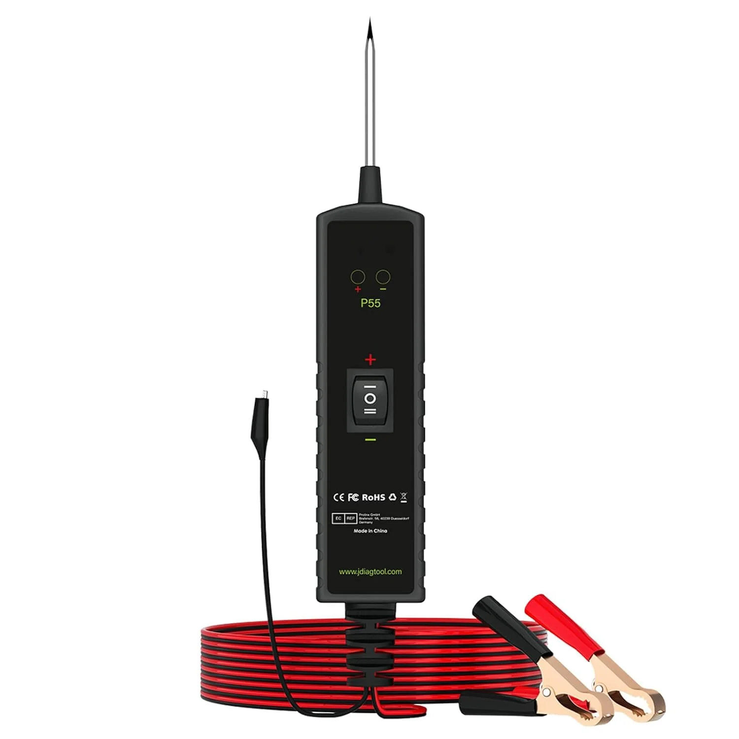 تستر مدار الکتریکی KASTWAVE P55، تستر پیوستگی و فعال سازی قطعات 12V-24V، تستر چراغ تریلر، یاب اتصال کوتاه، سیم جامپر محافظت شده در برابر اضافه بار تستر مدار الکتریکی KASTWAVE P55، تستر پیوستگی و فعال سازی قطعات 12V-24V، تستر چراغ تریلر، یاب اتصال کوتاه، سیم جامپر محافظت شده در برابر اضافه بار