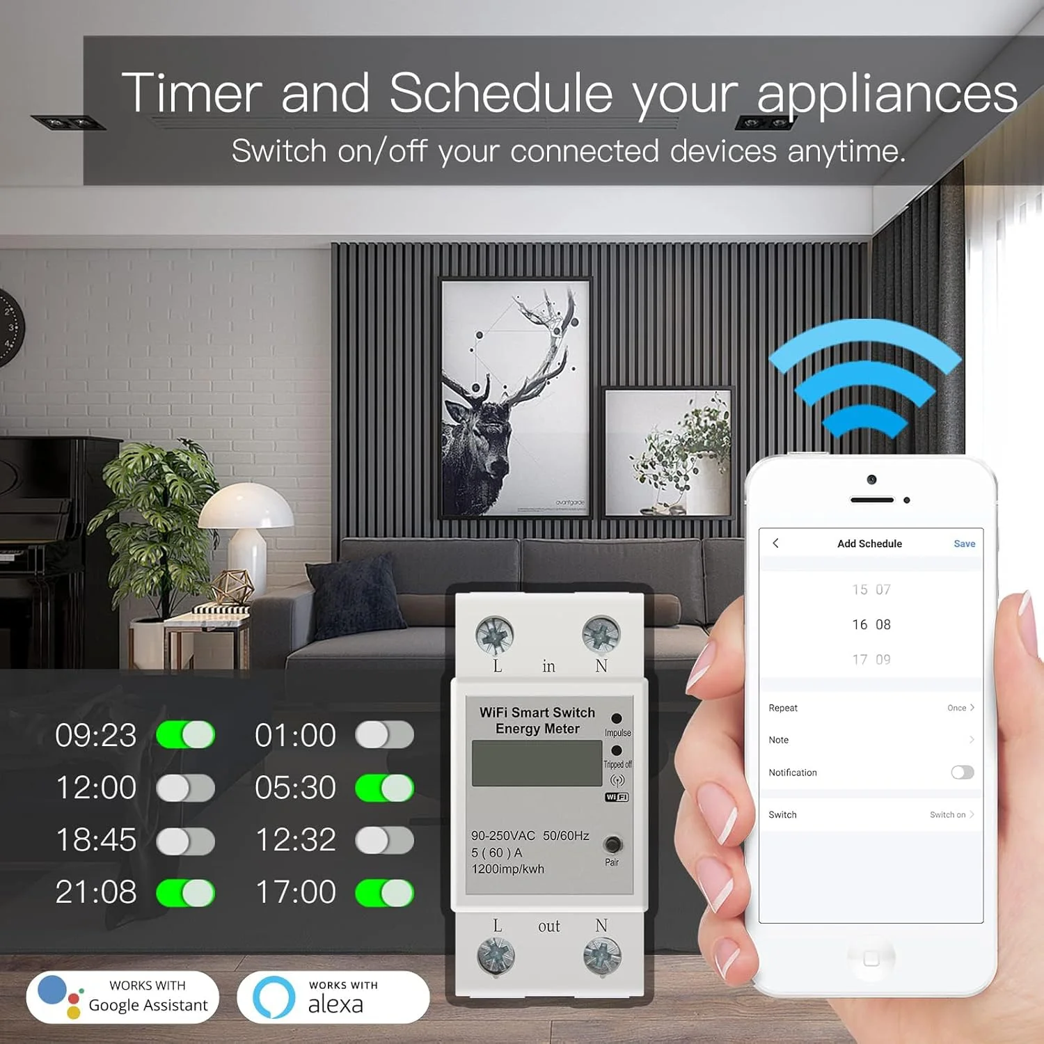 مانیتور هوشمند انرژی وای فای، تستر ریلی Din، آمپرمتر ولتاژ جریان، تنظیم تایمر، مانیتور انرژی محافظت از نشتی، سازگار با الکسا، گوگل هوم، اسمارت لایف، تویا مانیتور هوشمند انرژی وای فای، تستر ریلی Din، آمپرمتر ولتاژ جریان، تنظیم تایمر، مانیتور انرژی محافظت از نشتی، سازگار با الکسا، گوگل هوم، اسمارت لایف، تویا